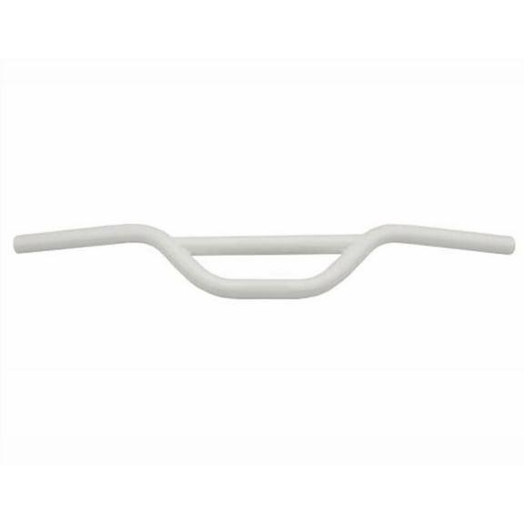 Handlebar 877S Steel 22.2mm White. Bike handle bar, bicycle handle bar, handlebar, bmx handle bar, track, fixie