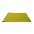 thumbnail image 2 of Ahgly Company Machine Washable Indoor Rectangle Abstract Yellow Contemporary Area Rugs, 2' x 3', 2 of 4
