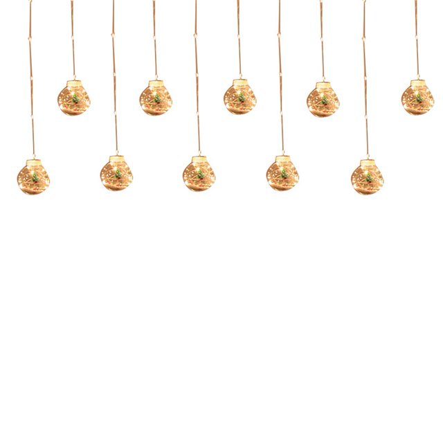 Cortina De Luces LED Con Forma De Bola De Los Deseos Para ÁRbol De Navidad, DecoracióN NavideñA, Cortina De Luces Para ÁRbol De Navidad