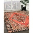 thumbnail image 2 of Ahgly Company Indoor Square Traditional Sand Brown Medallion Area Rugs, 3' Square, 2 of 6