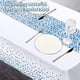 thumbnail image 5 of Mantel Desechable de Plástico Grueso con Estampado de Puntos de Onda para Mesa de Comedor, Rectangular, Resistente Al Agua y Al Aceite, para Fiestas de Cumpleaños y Festividades., 5 of 6