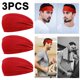 thumbnail image 1 of Hombres Mujeres Fitness Sweatband Elástico Correr Diadema Secado Rápido () Rojo, 1 of 5