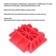 thumbnail image 5 of Jack Alleviate Base Pad Hard Nylon Red Serrated Replacement for XTREME OffRoad Rescue, 5 of 5