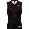 thumbnail image 2 of Unisex GameDay Greats #1 Black Pennsylvania Quakers Lightweight Basketball Jersey, 2 of 4