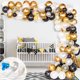 thumbnail image 1 of Juego de arco de globos de cumpleaños de 120 piezas, decoración de fiesta, boda, cumpleaños, arreglo de decoración de fiesta (sin tocar el tambor), 1 of 5