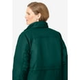 thumbnail image 4 of Woman Within Plus Size Mid-Length Microfiber Parka, 4 of 5