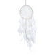 thumbnail image 1 of Atrapasueños hecho a mano con plumas blancas, decoración ligera para colgar en Con luz, 1 of 8