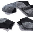 thumbnail image 6 of CAILDANL Begrily Cotton Socks for Men Low Cut, Max Cushion Thick Athletic Ankle Mens Sock for Hiking Running Sport Work 6 Pack, 6 of 7