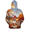 thumbnail image 2 of Thanksgiving Persian Pilgrim Grateful, Thankful, Blessed Fall Welcome All Over Print 3D Hoodie Unisex Merch Hoodies Cat Lover Kitten Owner Gifts - 00021, 2 of 6