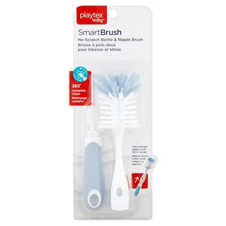 Playtex Baby SmartBrush No-Scratch Bottle & Nipple Brush