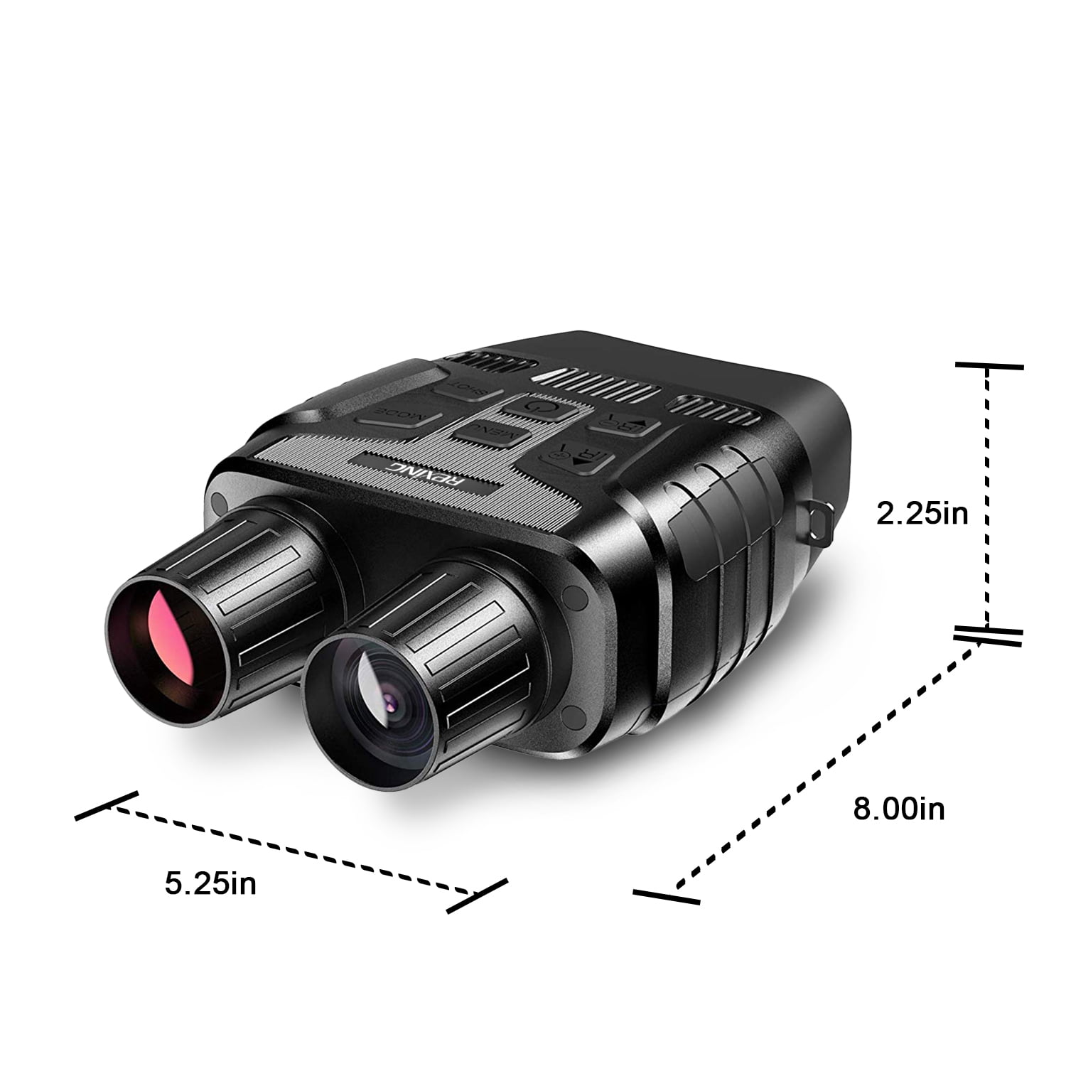 Rexing B1 10 x 25 Digital Night Vision Binoculars, Infrared (IR) Digital Camera - Black