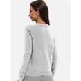 thumbnail image 5 of Women's Lightweight Cropped Cardigan Sweater - Long Sleeve Button-Down Open Front, 5 of 6