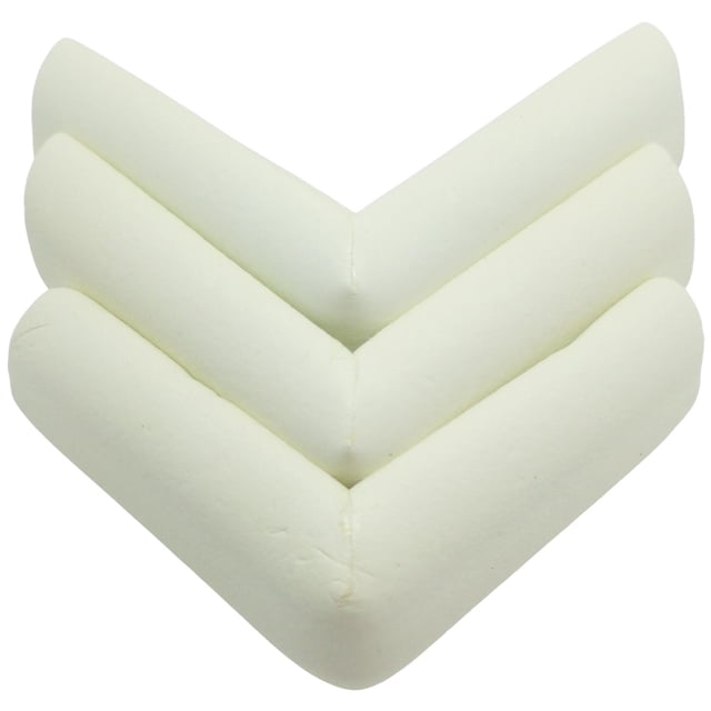 Cojines protectores esquina ProtekWhite 3pzas 6x6x2.5cm Blanco Tipo L Protector Espuma Suave