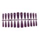 thumbnail image 2 of Soidarity 24 Uds uñas postizas CoffinPress-on diseño barniz Extra largas puntas de uñas artificiales suministro de manicura accesorios para Arte de uñas morado oscuro, 2 of 6