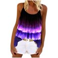 thumbnail image 2 of Puntoco Blusas de cuello cuadrado, blusas casuales de moda para mujer, camisetas holgadas estampadas, camisolas de cuello redondo, 2 of 5