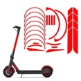 thumbnail image 2 of 1 Set Reflective Tape Electric Scooter Body Waterproof Reflective Stickers Reflective Film For Ninebot MAX G30 Accessories Red, 2 of 8
