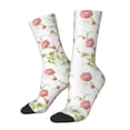 thumbnail image 1 of Balery Roses Flowers Calcetas Largas con Estampado para Hombre y Mujer – Suaves y Transpirables, Talla Única (US 5-11), 1 of 6