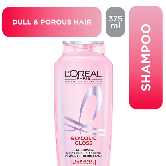 Glycolic Gloss Shampoo, Glossy & Shiny Hair, 375ml