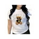thumbnail image 2 of Camiseta de manga corta y cuello redondo para mujer con estampado de oso para uso casual en primavera y verano Color Blanco Talla Chica Marca Emil SaEs, 2 of 4