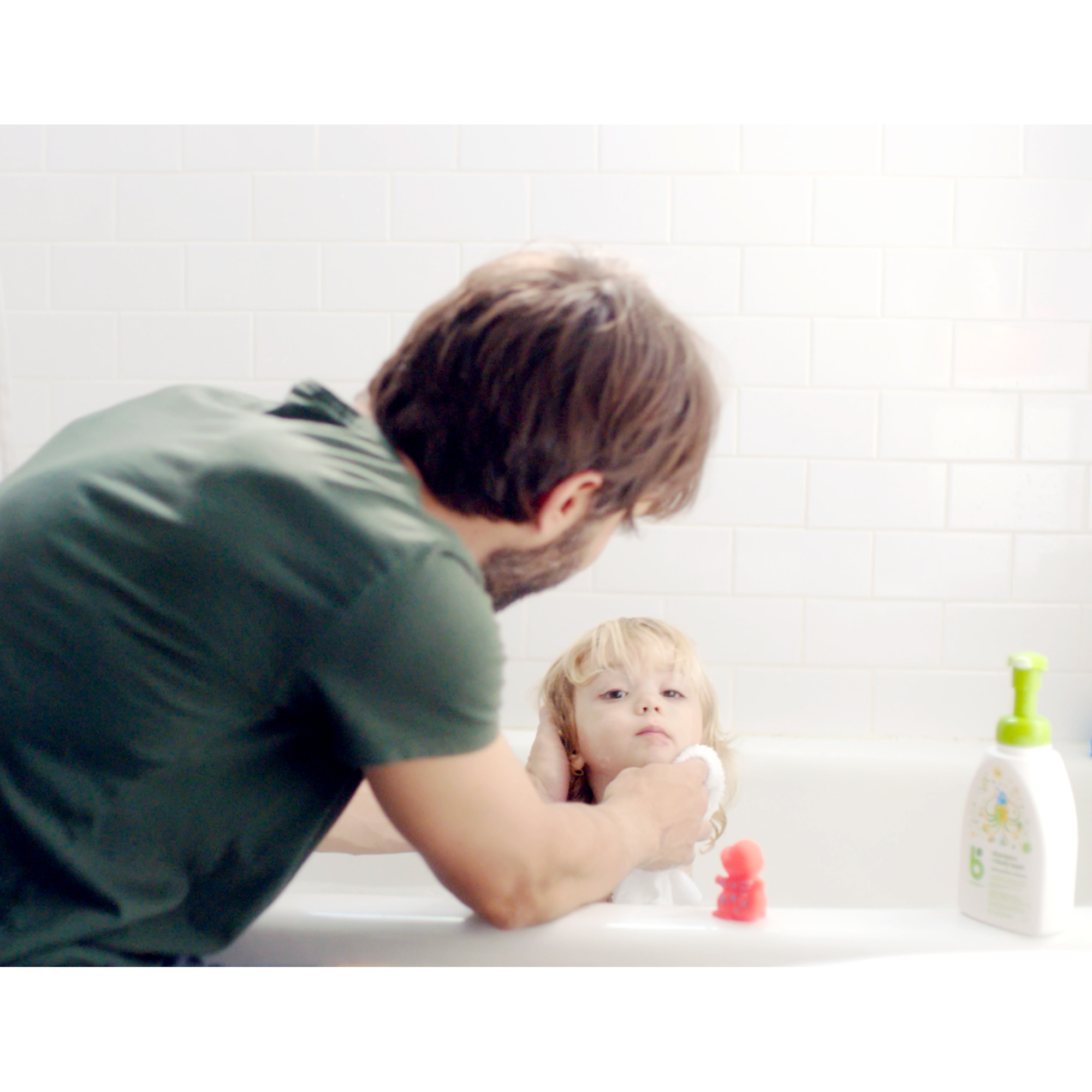 Babyganics Baby Shampoo + Body Wash Pump Bottle, Chamomile Verbena, 16oz - image 3 of 6