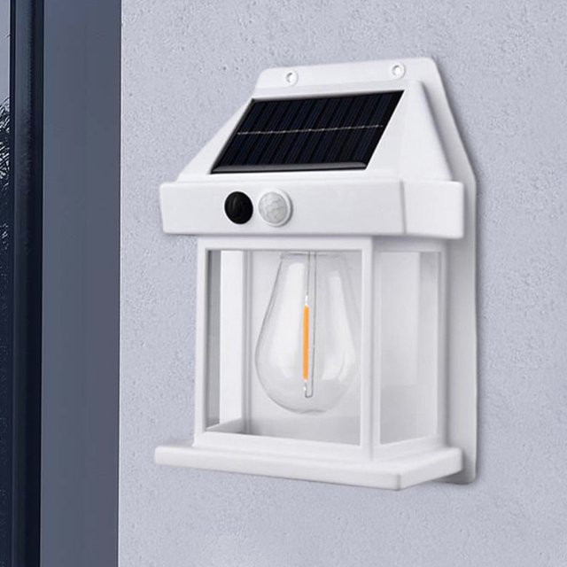 Sensor de jardín lámpara cuerpo detección Villa pequeña luz de pared para Pathway Villa al aire libre