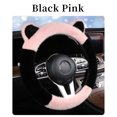 thumbnail image 3 of RuiJiao Cartoon Steering Wheel Cover Set, Not Stretch No Inner, Cute Steering Wheel Protector with Cat Ears for Women Girls Elastic Lovely Decor Car Accessories, 3 of 5