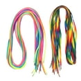 thumbnail image 1 of 10 Paires de Lacets Ronds Colorés Lacets Plats 120cm Dégradé, 1 of 8