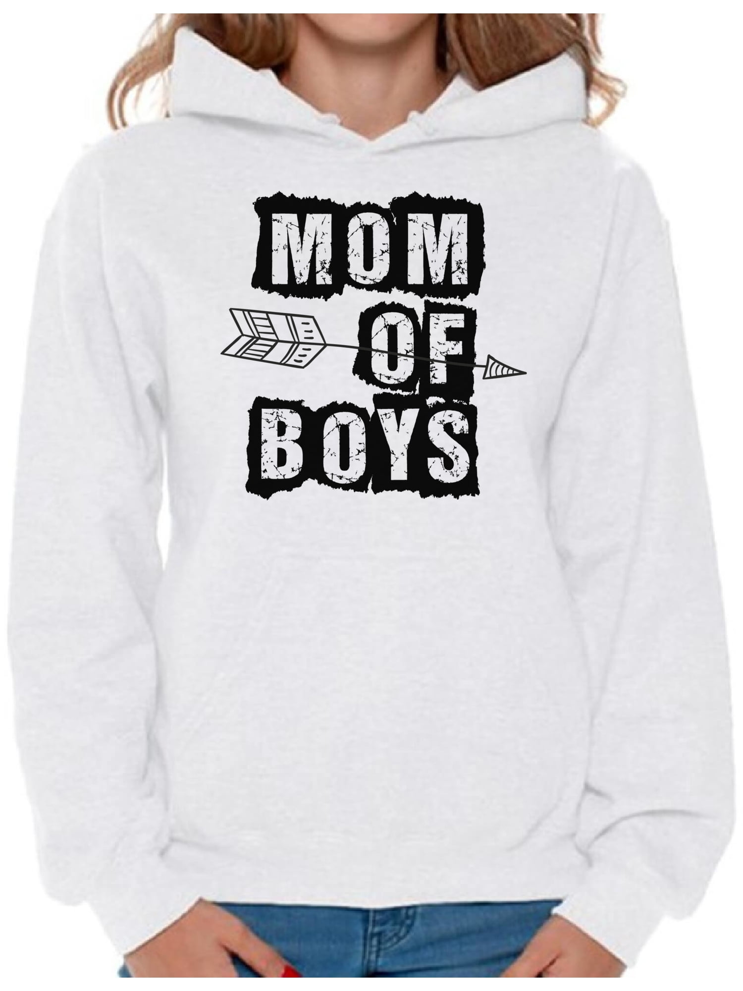 mom of boys hoodie