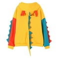 thumbnail image 2 of Puntoco moda mujer Casual estampado manga larga empalme dinosaurio sudadera tops Puntoco Puntoco-3043, 2 of 6