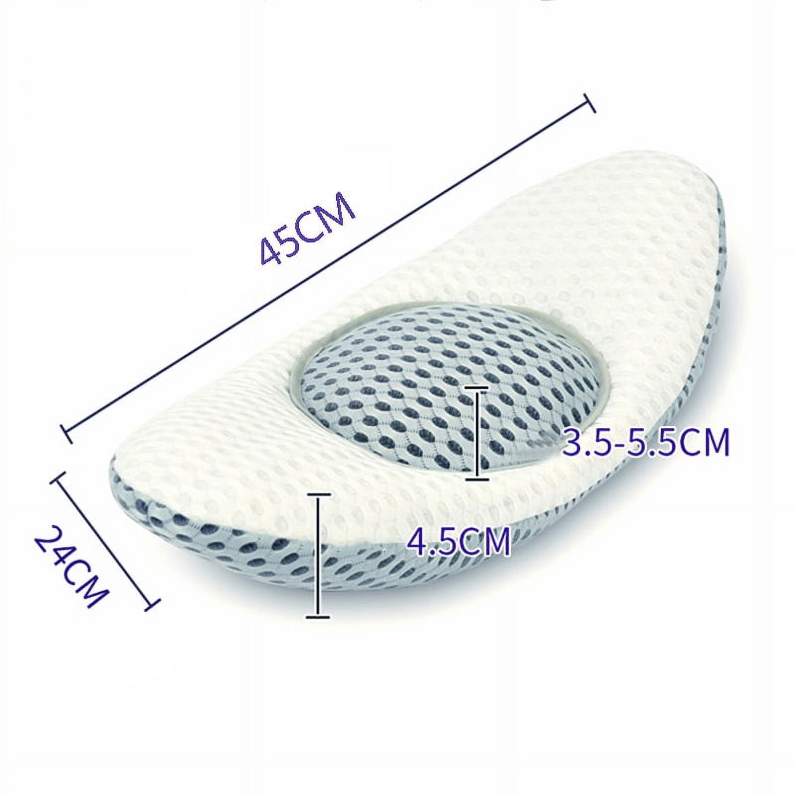 Lumbar Pillow for Sleeping, RubrumRosa Adjustable Height 3D Air Mesh Back  Pillow for Lower Back Pain Relief and Sciatic Nerve Pain, Lumbar Support  Pillow Waist Pillow Side Sleeper Bed Pillow 