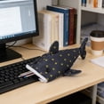 thumbnail image 5 of AYktou Cute Shark Pencil Cases, Large Capacity Canvas Pencil Pouch Vertical Form Pen Bags, Portable Pen Bags Makeup Bags Wallet Multi-Purpose Travel Organizer Bag Office Stationery Organizer, 5 of 6