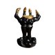 thumbnail image 1 of Portavelas Decoraciones De Halloween Candelabro Gótico Con Cabeza Esqueleto De Resina Decoración Para La Mesa Del Hogar, 1 of 7