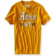 thumbnail image 1 of Aeropostale - Camiseta gráfica para hombre 19 Ny 87, amarillo, extragrande, 1 of 1