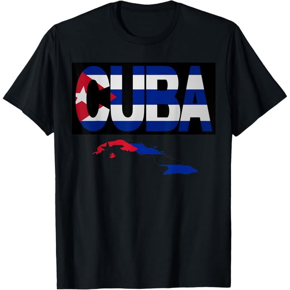 Playful Comfort Tee - Cuban Flag Cuba Map Vintage Men Women Kids T-Shirt