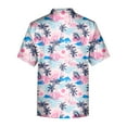 thumbnail image 3 of Plus SizePrinted Scrub Working Uniform Tops For Men's Cross V-Neck Short Sleeve Fun T-Shirts Workwear Tee With Pockets S, 3 of 3
