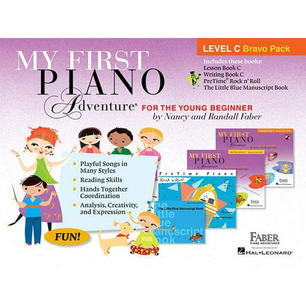 My First Piano Adventure Level C Bravo Pack 4 Book Pack Walmart Com Walmart Com