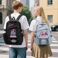 thumbnail image 5 of K-Pop Demon Hunters Nylon Backpack 29x13x42cm Large Capacity School Bag, 5 of 5