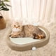 thumbnail image 4 of Rascador para gatos Nido Nido Cuenco Ovalado de Sisal Protector de Muebles Duradero Arañazo No Gato medio sisal, 4 of 9