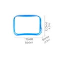 thumbnail image 3 of Clear Makeup Bag Portable Large Capacity Travel Storage Pouch Multipurpose Carrying Container Organizer Pouches for Organization Blue, M, 3 of 6