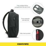 Solo New York Re Define Backpack, Black, Laptop Tote