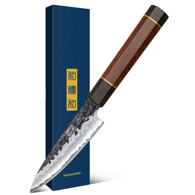 Cuchillo de Cocina HOSHANHO 3.75" Acero Japonés de Alto Carbono