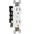 ENERLITES Duplex Receptacle Outlet, Residential Grade, 15A 125V, Self