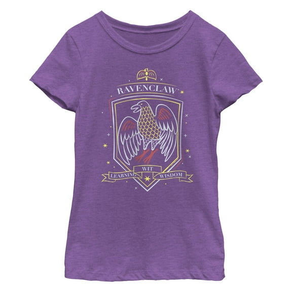 Girl's Harry Potter Ravenclaw Values Crest Graphic T-Shirt