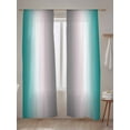 thumbnail image 5 of Sheer Curtains 96 Inches Long 2 Panels Set for Living Room, Teal Green Grey Semi Sheer Curtains for Windows, Gray Farmhouse Modern Rustic Voile Window Treatments Rod Pocket Curtain, 5 of 7