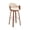 Cream and Walnut, variant on Daxton 30" Brown Faux Leather and Walnut Wood Bar Stool