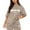 Khaki, variant on Flash Deal White Fox Sweatshirt Women's Oversized T Shirts Short Sleeve Crewneck Summer Tops Casual Loose Basic Tee Shirts 2024 Trendy Clothes Womens Graphic T Shirts Black S Clearance
