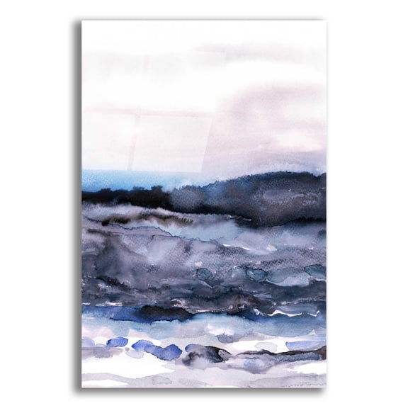 Epic Art 'Layers of Colour 2' by Iris Lehnhardt, Acrylic Glass Wall Art, 16"x24"