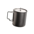thumbnail image 3 of Titanium Pot Backpacking Ligero con asa plegable Taza de café para acampar para 420ML Zulema Taza al aire libre de titanio, 3 of 8
