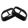 thumbnail image 4 of BOROCO Embellecedor De La Cubierta Del Tubo De Escape, 2 Uds., Negro Brillante, Cubierta Del Tubo De Escape Trasero Del Coche, Accesorios Exteriores De Acero Inoxidable, Repuesto Para X3 X4, 4 of 14
