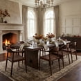 thumbnail image 2 of SAFAVIEH Munro Leather Woven Accent Chairs, Walnut (Sungkai Wood Frame)/Cognac (Leather Seat) (22 in. W x 20.5 in. D x 28.5 in. H), 2 of 18